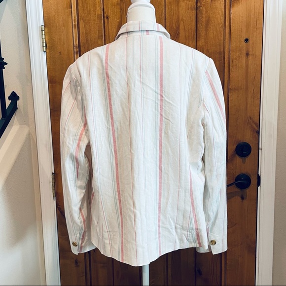 TU plus size linen blend blazer, plus size 18 - Picture 8 of 12